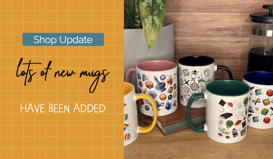 shop update added lots of new mugs