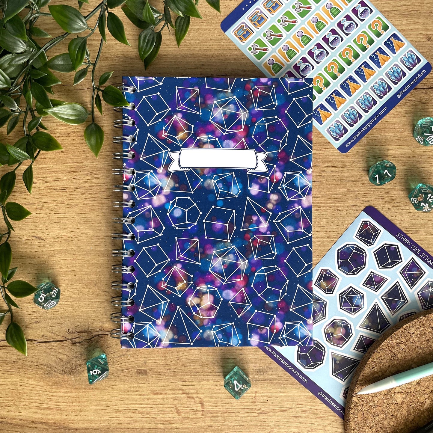 Starry Dice A5 Campaign Journal