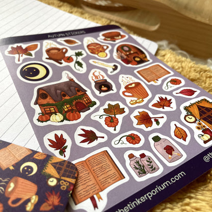 Autumn A6 Sticker set