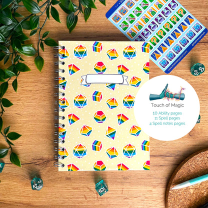 Rainbow Dice A5 Campaign Journal