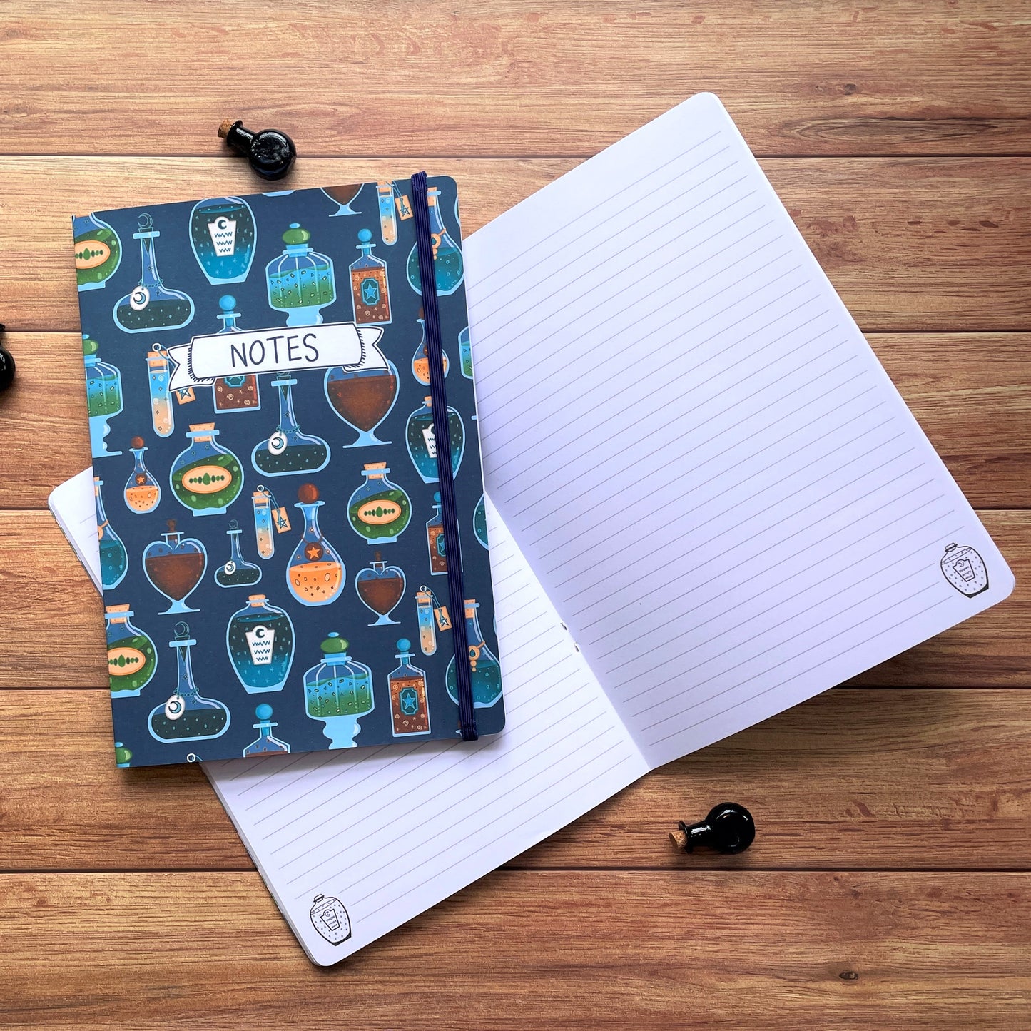 Apothecary A5 Notebook with Strap